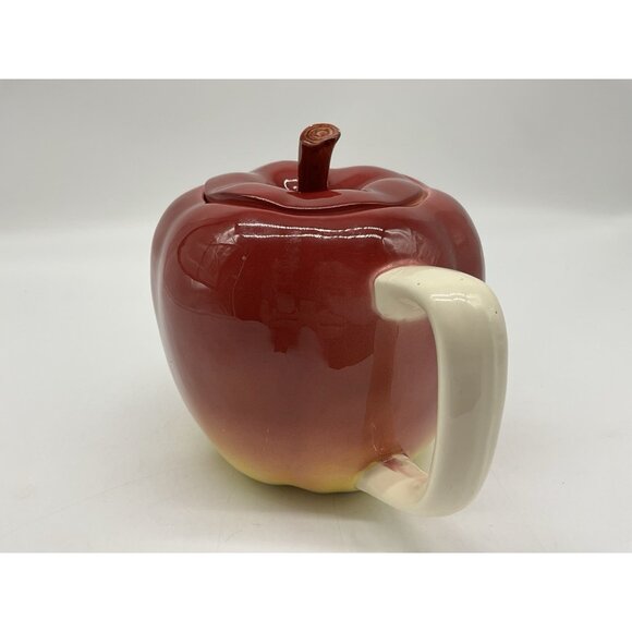 Otagiri Apple Ceramic Teapot, Vintage Made in Japan Collectible Drinkware - Picture 5 of 15